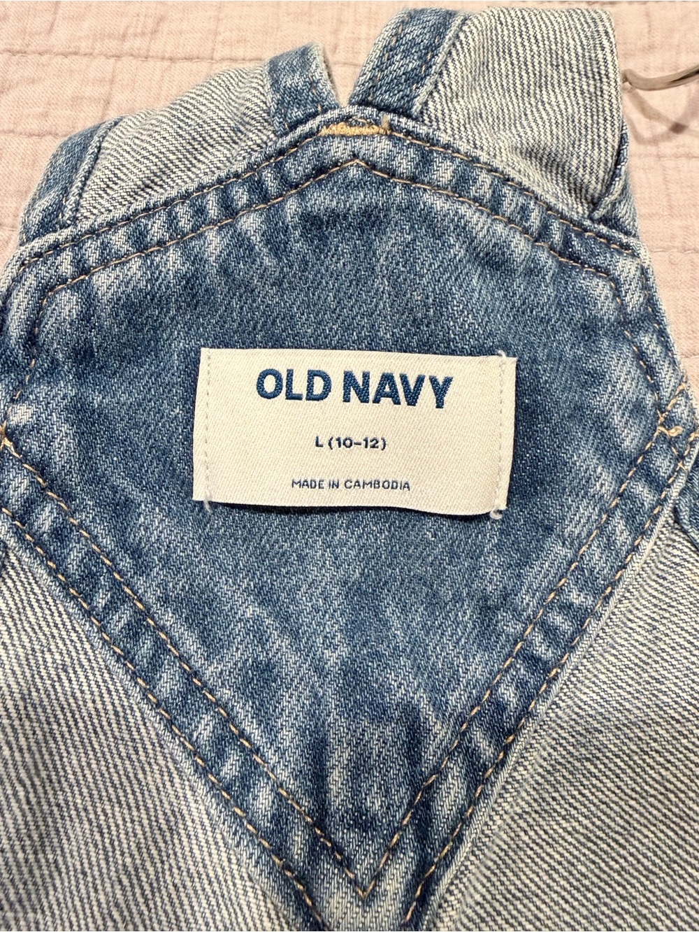 Old Navy Light Blue Denim Overalls - Picture 4 of 9
